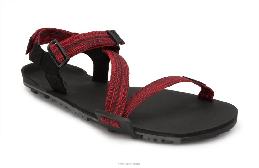 828481 roșu Xero Shoes z-trail ev - sandale pentru drumeții, alergare și recuperare