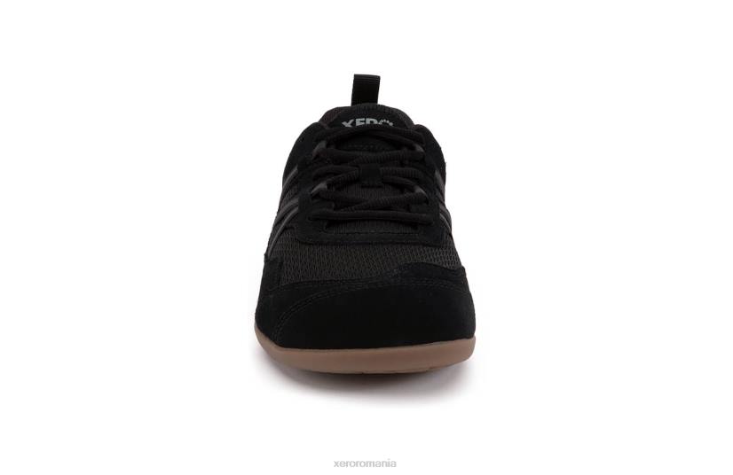 828455 negru / gumă Xero Shoes înainte piele de căprioară ¨ c bărbați