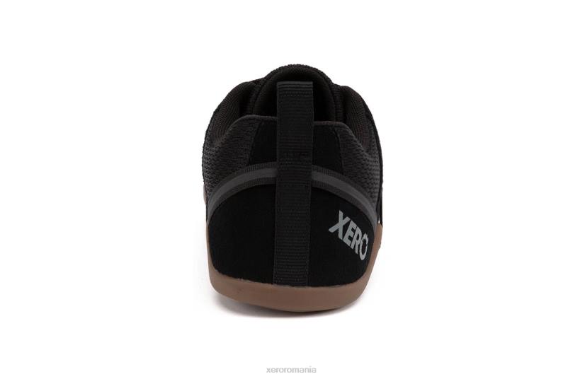 828455 negru / gumă Xero Shoes înainte piele de căprioară ¨ c bărbați
