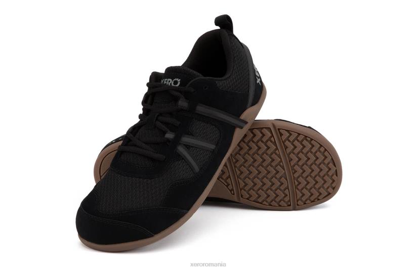 828455 negru / gumă Xero Shoes înainte piele de căprioară ¨ c bărbați