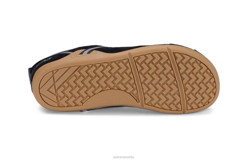 8284155 negru / asfalt Xero Shoes prio piele intoarsa - femei