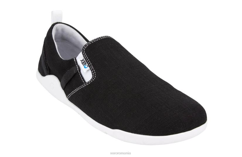 8284162 negru Xero Shoes aptos - slip-on-ul casual din pânză de cânepă - damă