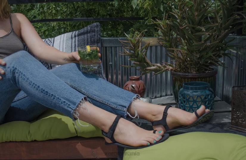 8284281 negru Xero Shoes jessie - sandală casual pentru femei